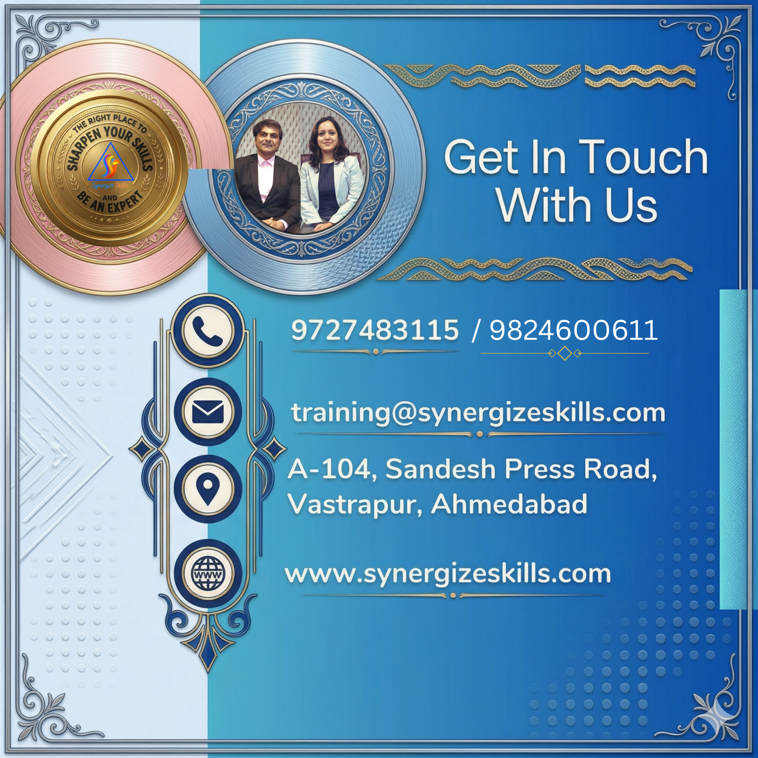 Get in touch with us - Synergize Skills